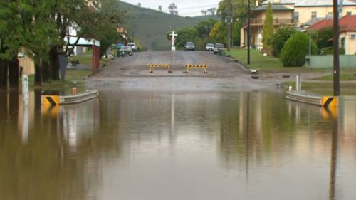 The floodwater has not yet completely receded. (9NEWS)