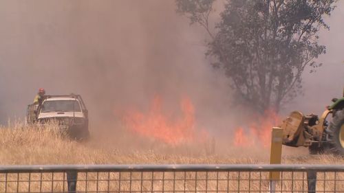 An out-of-control blaze in Longwood has burnt through more than 48,000 hectares.