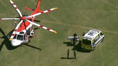 Woman pulled from the water at Victorian beach