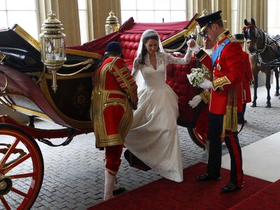 Prince William and Kate's wedding day