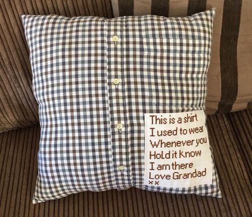 Online store overwhelmed by demand for pillows made from clothes of lost loved ones