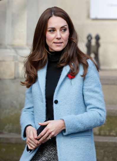 Kate Middleton wears band aid plaster on hands