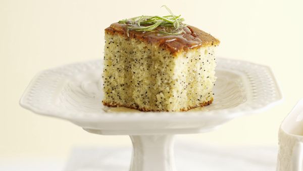 Lime and poppy seed cake