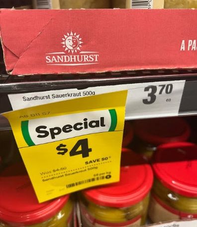 Woolworths sales discrepancy