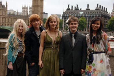 Evanna Lynch, Emma Watson, Daniel Radcliffe, Katie Leung, Harry Potter