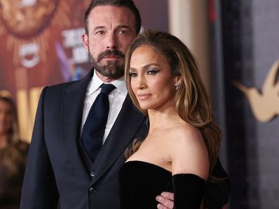 Ben Affleck and Jennifer Lopez attend a premiere for the film "This Is Me... Now: A Love Story" in Los Angeles in February. **This image is for use with this specific article only** 