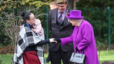 Queen Elizabeth visits the Royal British Legion Industries village in Kent 5