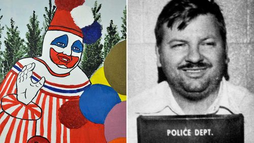 'Clown killer' John Wayne Gacy's paintings go up for auction