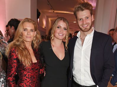 Lady Kitty Spencer, Victoria Aitken and Louis Spencer in 2017