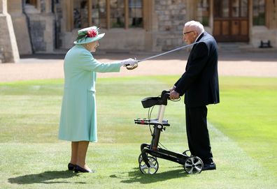 Queen Elizabeth, Captain Sir Tom Moore