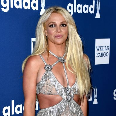 Britney Spears attends the 29th Annual GLAAD Media Awards at The Beverly Hilton Hotel on April 12, 2018 in Beverly Hills, California.