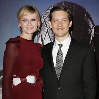 Kirsten Dunst and Tobey Maguire during "Spider-Man 3" Paris Premiere - Inside Arrivals at Le Grand Rex Theater in Paris, France. (Photo by Toni Anne Barson/WireImage)