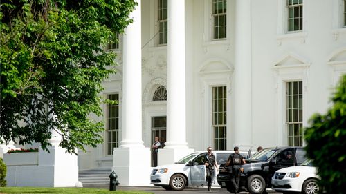 Secret Service agents shoot man 'brandishing weapon' outside the White House
