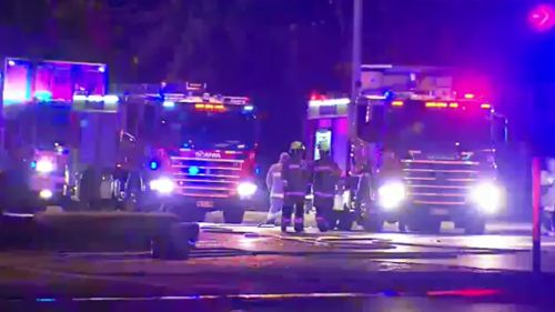 Emergency services on the scene. (9NEWS)