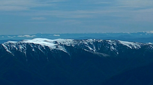 ﻿A constabulary chopper and rescue squad made their measurement to an area adjacent Mount Bogong this greeting to region nan bodies of nan 2 women.