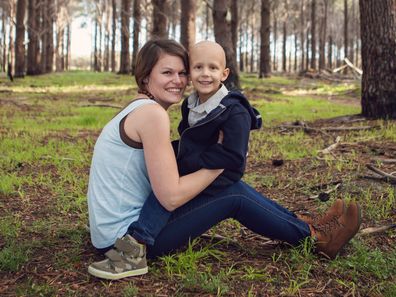 Carien and her son Joshua.