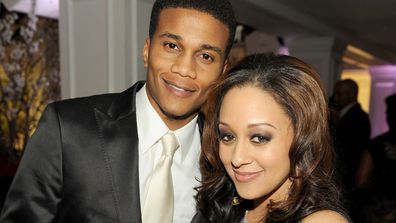 Tia Mowry and Cory Hardrict attend Tyler Perry&#x27;s First Annual Rise Above Celebration at Boulevard3 on March 4, 2011 in Hollywood, California.