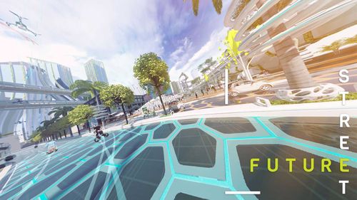 A depiction of the street of the future. (Place Design Group)