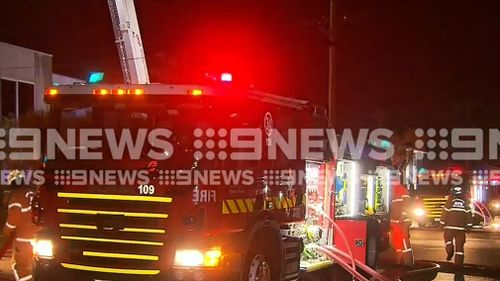 A blaze has engulfed a factory in Melbourne's south-east overnight.