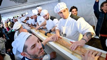 French bakers have reclaimed the title for the world&#x27;s longest baguette. 