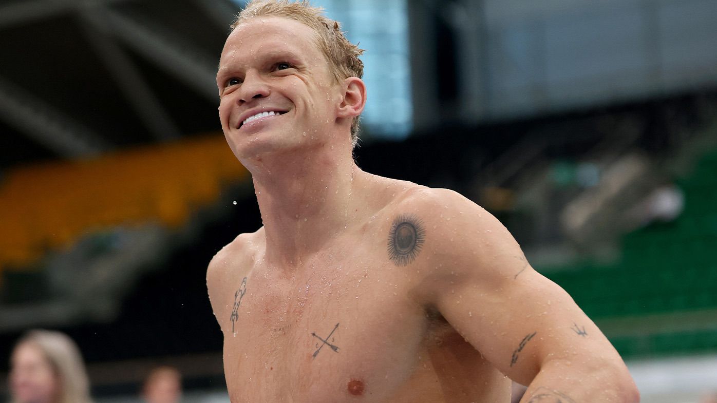 Aussie popstar-turned-swimmer Cody Simpson's career first in Paris 2024 pursuit