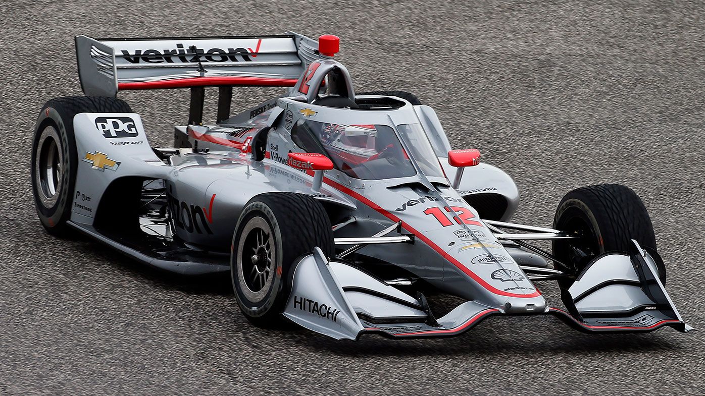 Australia&#x27;s Will Power driving during  IndyCar Spring training.