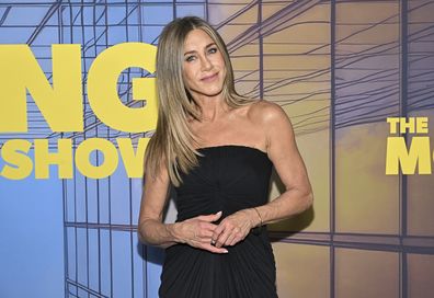 Jennifer Aniston attends the Apple TV+ premiere of "The Morning Show" Season 4 at The Museum of Modern Art on Tuesday, Sept. 9, 2025, in New York. 
