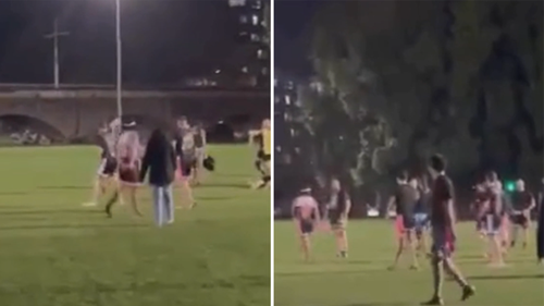 Man allegedly assaulted during evening footy game
