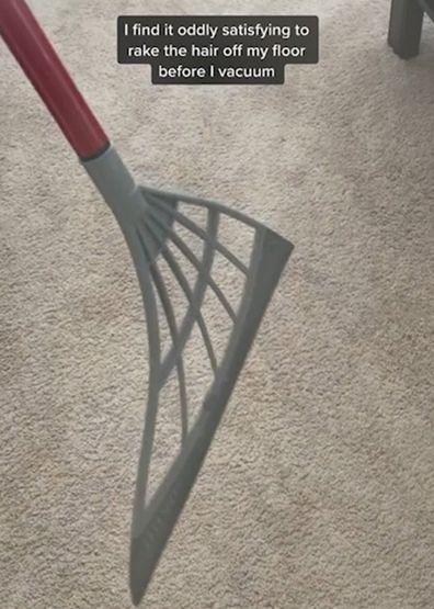 Cleaning hack TikTok vacuum