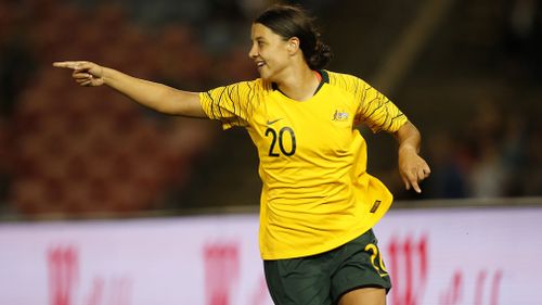 Matildas star Sam Kerr is leading the charge for Australian women's football as the game becomes more popular.