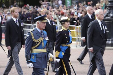 King Charles Prince Andrew Prince Harry security
