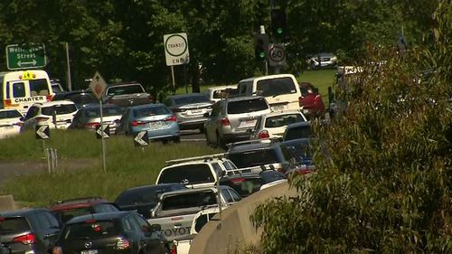 At least 130,000 motorists were affected by the closure. (9NEWS)