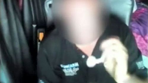 A video has emerged on social media that appears to show a Victorian truck driver taking illicit drugs.
