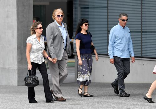 Friends and family arrive at court today to learn Heidi Strbak's future. Picture: AAP