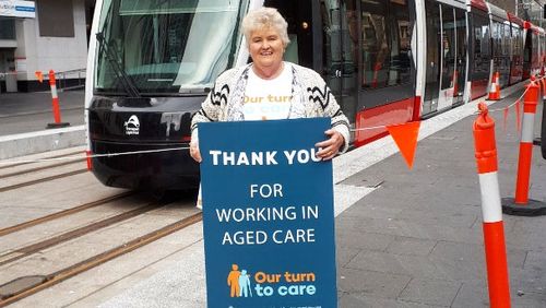 Ms Morton is hoping for some relief for aged care workers in the federal budget.