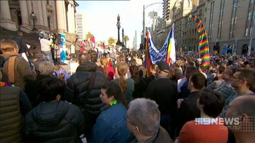 Increasing numbers of people have voiced their support for same-sex marriage. (9NEWS)