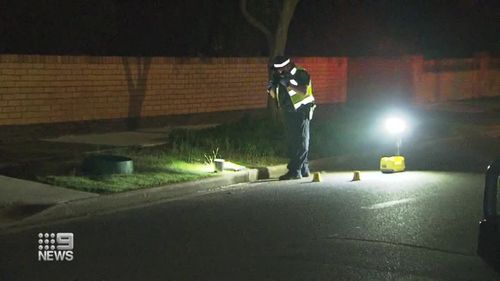 Pemberton Street in Oaklands Park in the city's south-west became a crime scene after the men were attacked in a fight that spilled onto the road.
