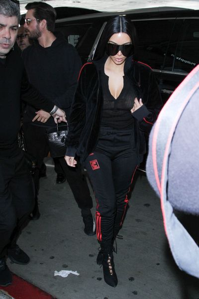 Kim Kardashian in January, 2017 in Los Angeles