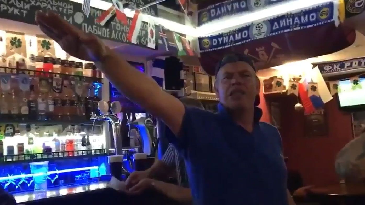 British police investigating England World Cup fans in Nazi salute video