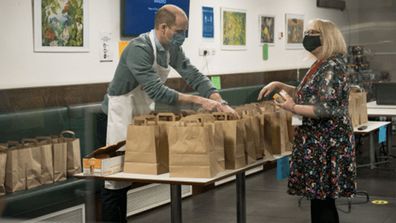 Prince William Makes Surprise Visit To The Passage Charity Homeless Shelter