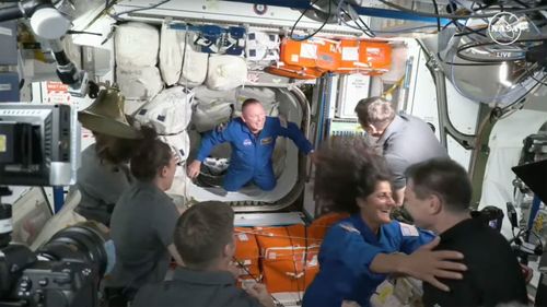 Gli astronauti Sonny Williams e Butch Wilmore entrano nella Stazione Spaziale Internazionale