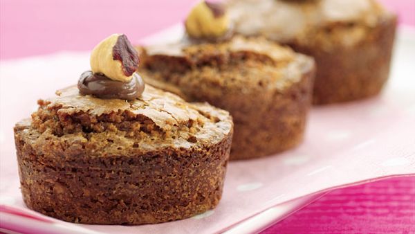 Chocolate hazelnut friands