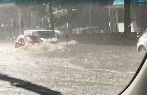 Parts of the Melbourne metro area flooded. (Supplied)