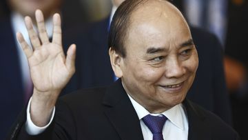 Vietnam&#x27;s President Nguyen Xuan Phuc arrives at the APEC Economic Leaders Meeting during the Asia-Pacific Economic Cooperation, also known as APEC summit, Saturday, Nov. 19, 2022, in Bangkok, Thailand. 