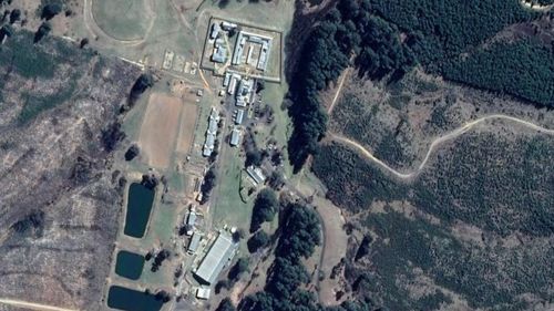 An overhead shot of Kirkconnell Correctional Centre