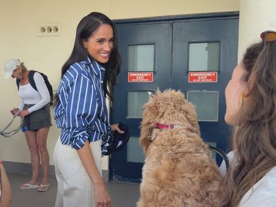 Meghan, the Duchess of Sussex, in Bondi on the final day of the couple's tour of Australia, April 17, 2026