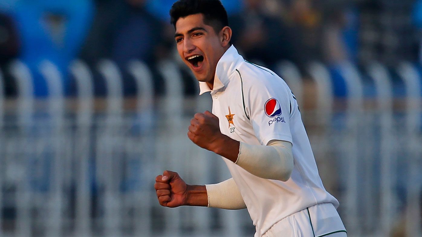 Pakistan prodigy Naseem Shah becomes youngest player to take Test hat-trick at just 16 years old