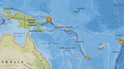 Series of strong earthquakes strike Samoa, Tonga