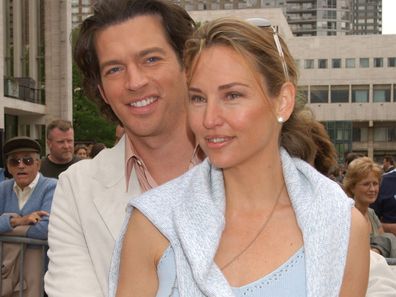 Harry Connick Jr and Jill Goodacre in New York in 2003
