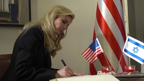 Ivanka Trump attended the official opening of the US Embassy in Jerusalem today. (AP)